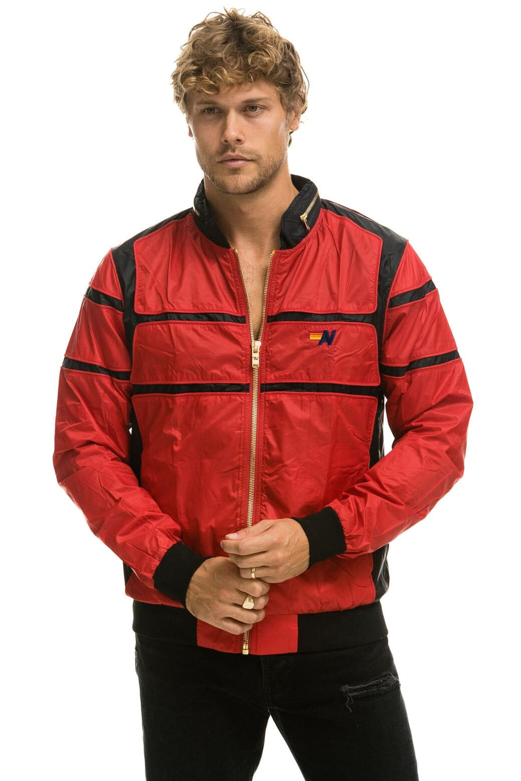 Retro RACER JACKET - CHERRY
