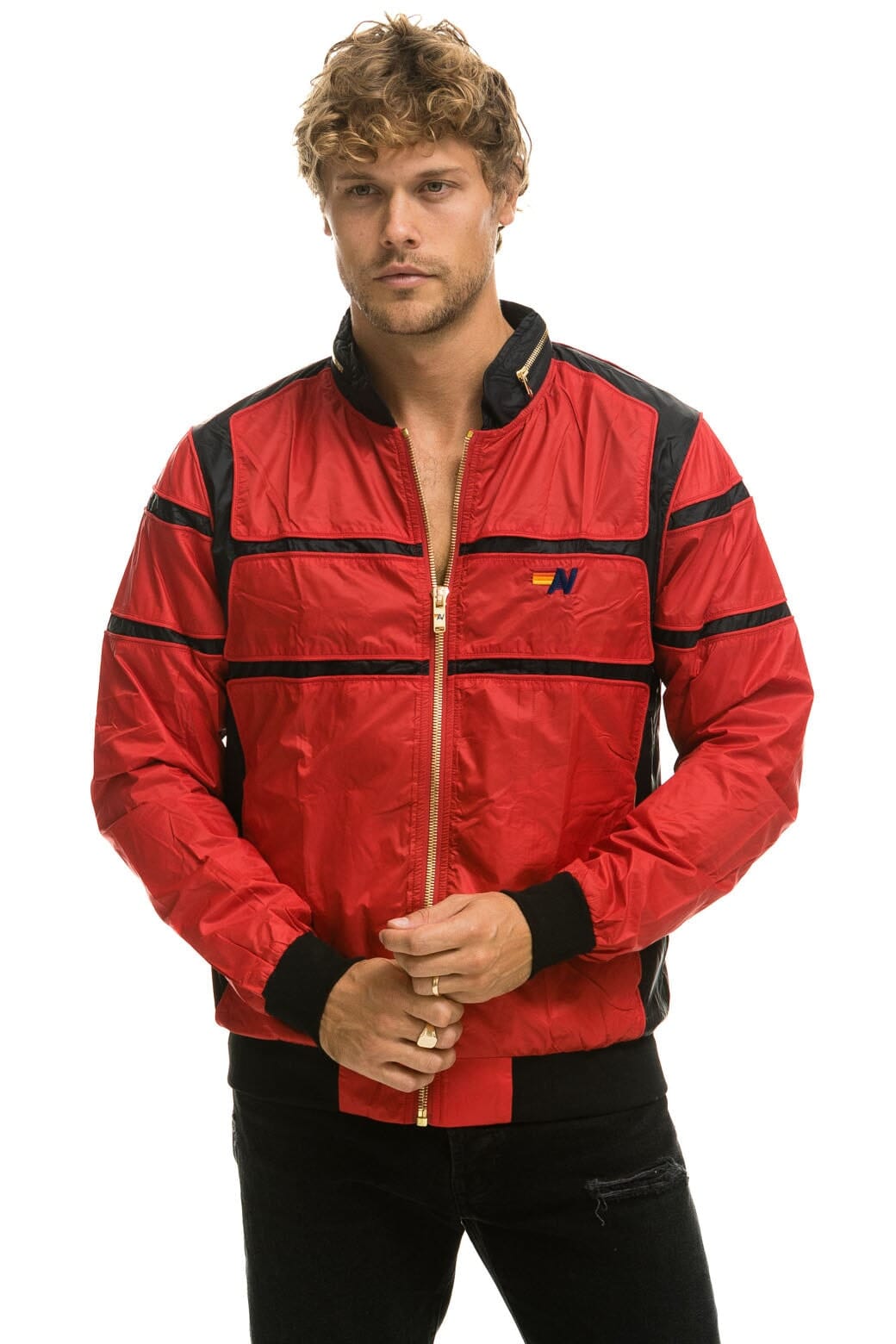 Retro RACER JACKET - CHERRY
