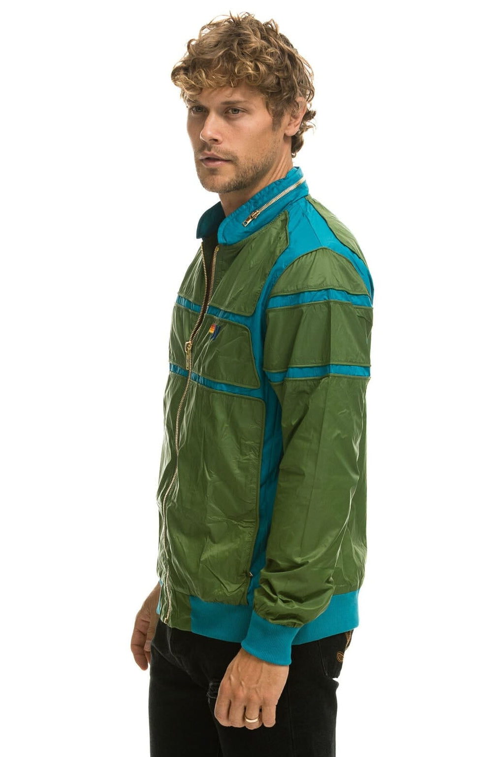 Retro RACER JACKET - GARDEN GREEN