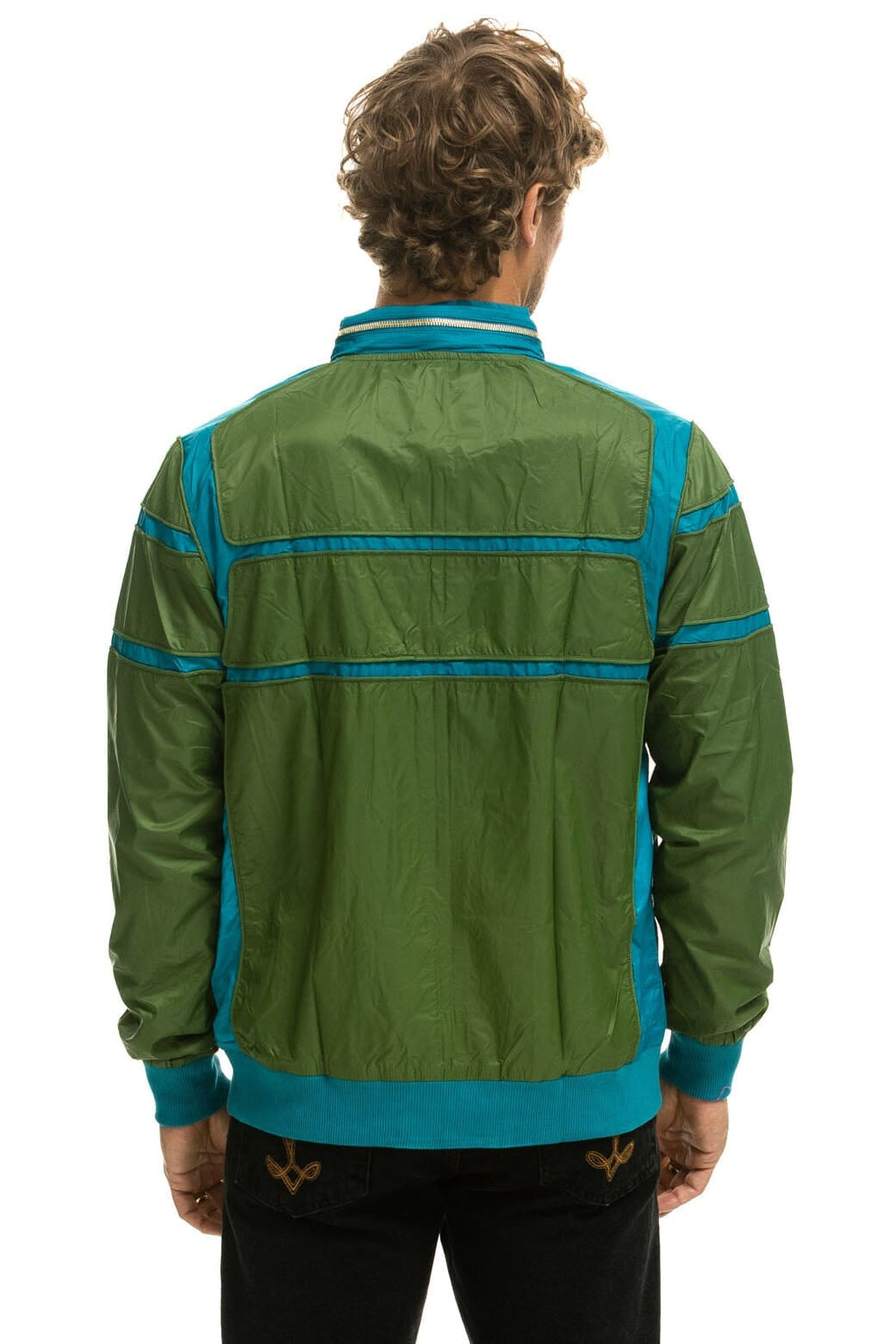 Retro RACER JACKET - GARDEN GREEN