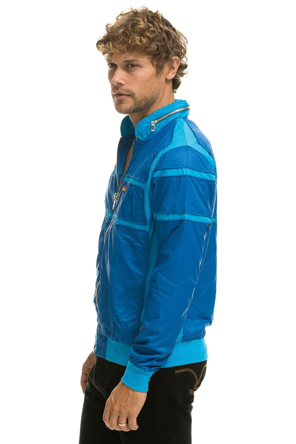 Retro RACER JACKET - SNORKEL BLUE