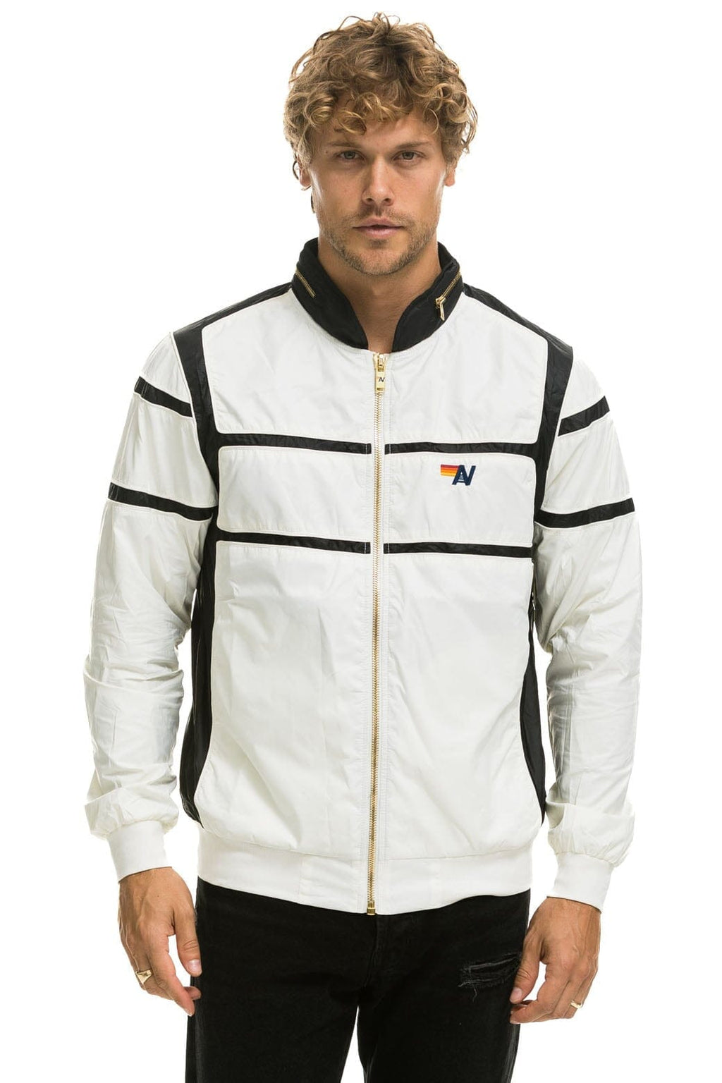 Retro RACER JACKET - WHITE