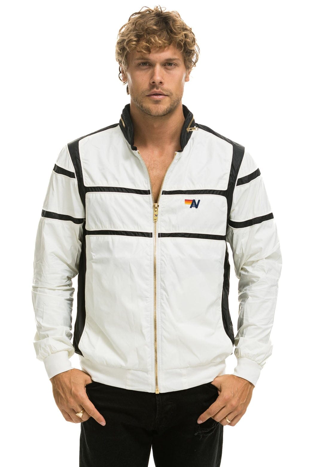Retro RACER JACKET - WHITE