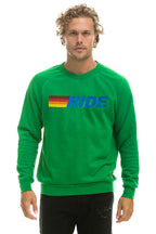 Retro RIDE LOGO CREW SWEATSHIRT - KELLY GREEN