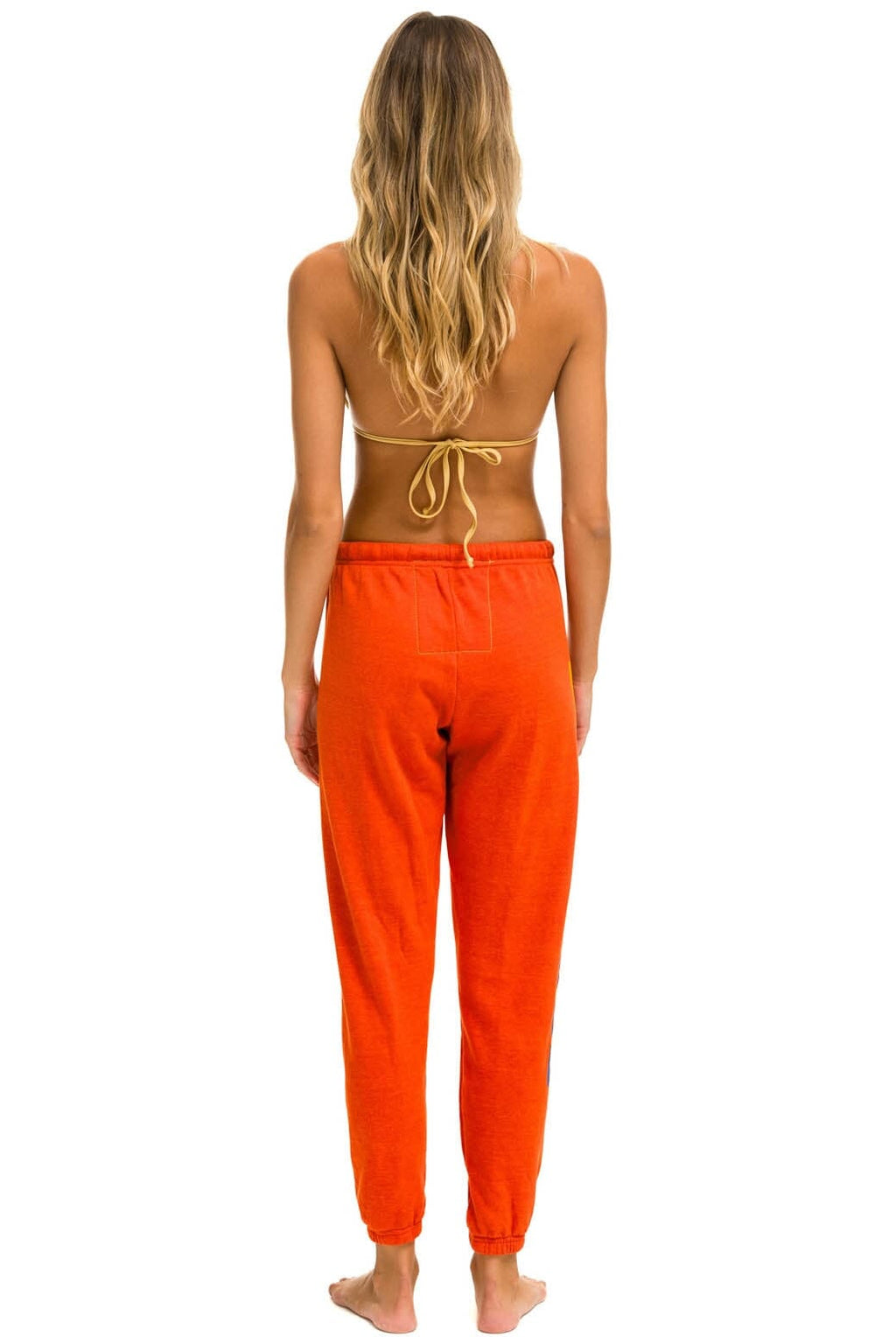 Retro RIDE LOGO SWEATPANTS - ORANGE