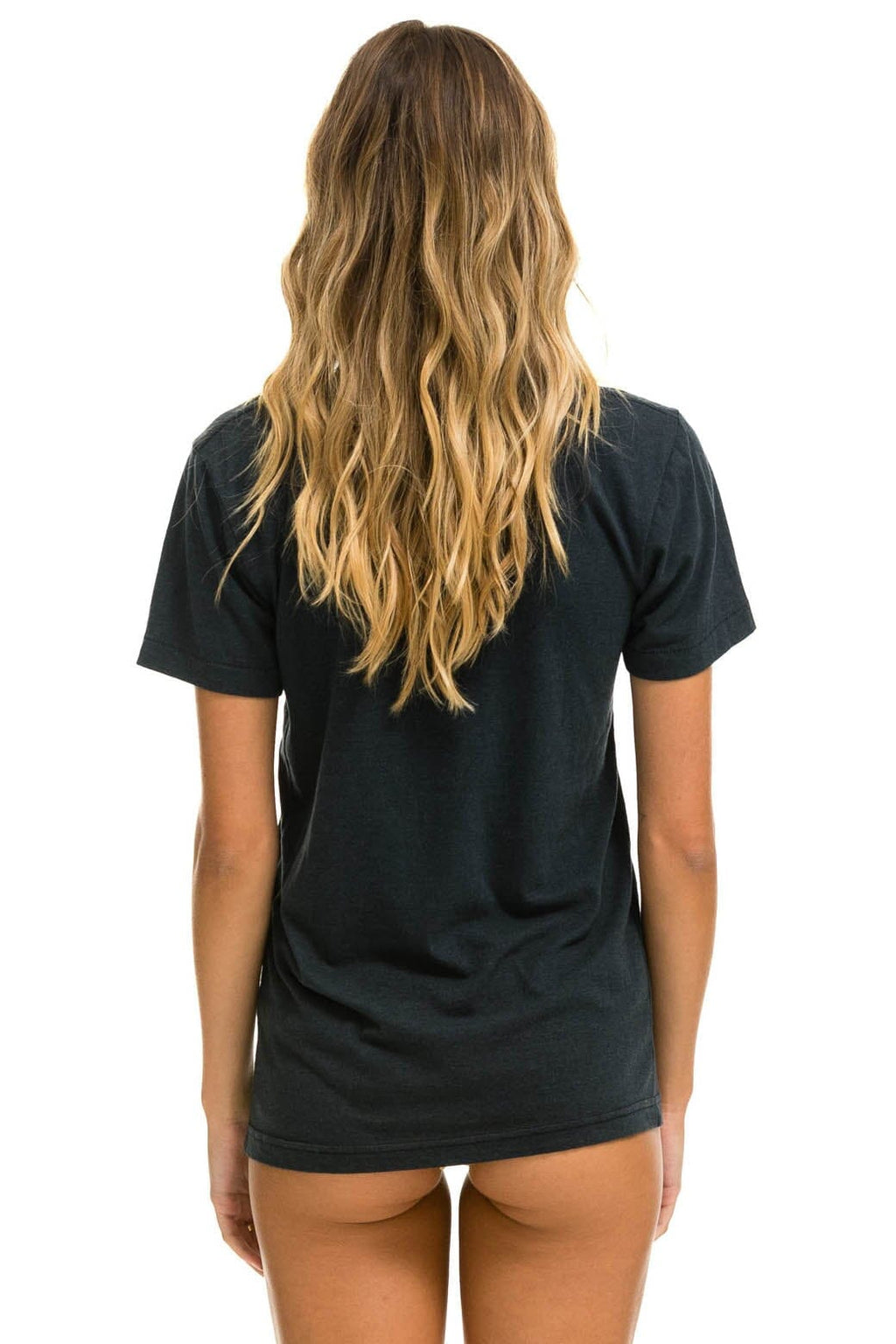 Retro RIDE LOGO TEE - CHARCOAL