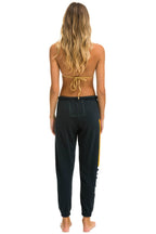 Retro RIDE LOGO WHITE SWEATPANTS - CHARCOAL