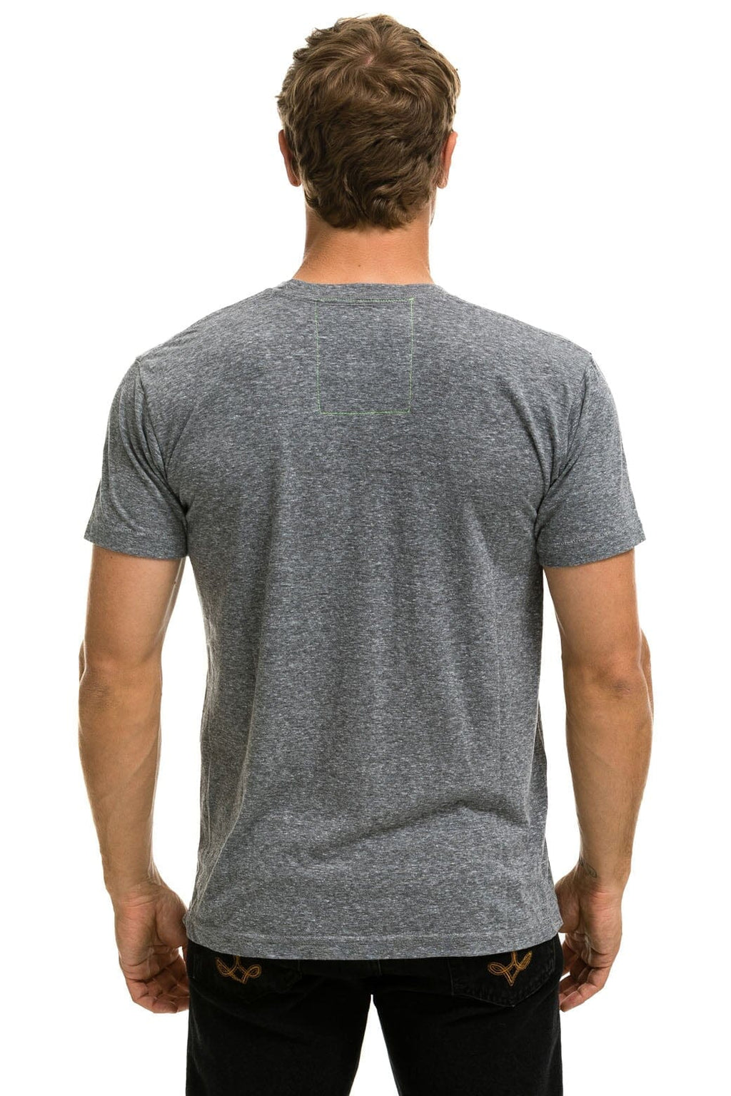 Retro SIGNATURE SMALL VENICE CIRCLE LOGO TEE - HEATHER GREY