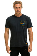 Retro SIGNATURE SMALL VENICE CIRCLE TEE - CHARCOAL