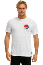 Retro SIGNATURE SMALL VENICE CIRCLE TEE - WHITE