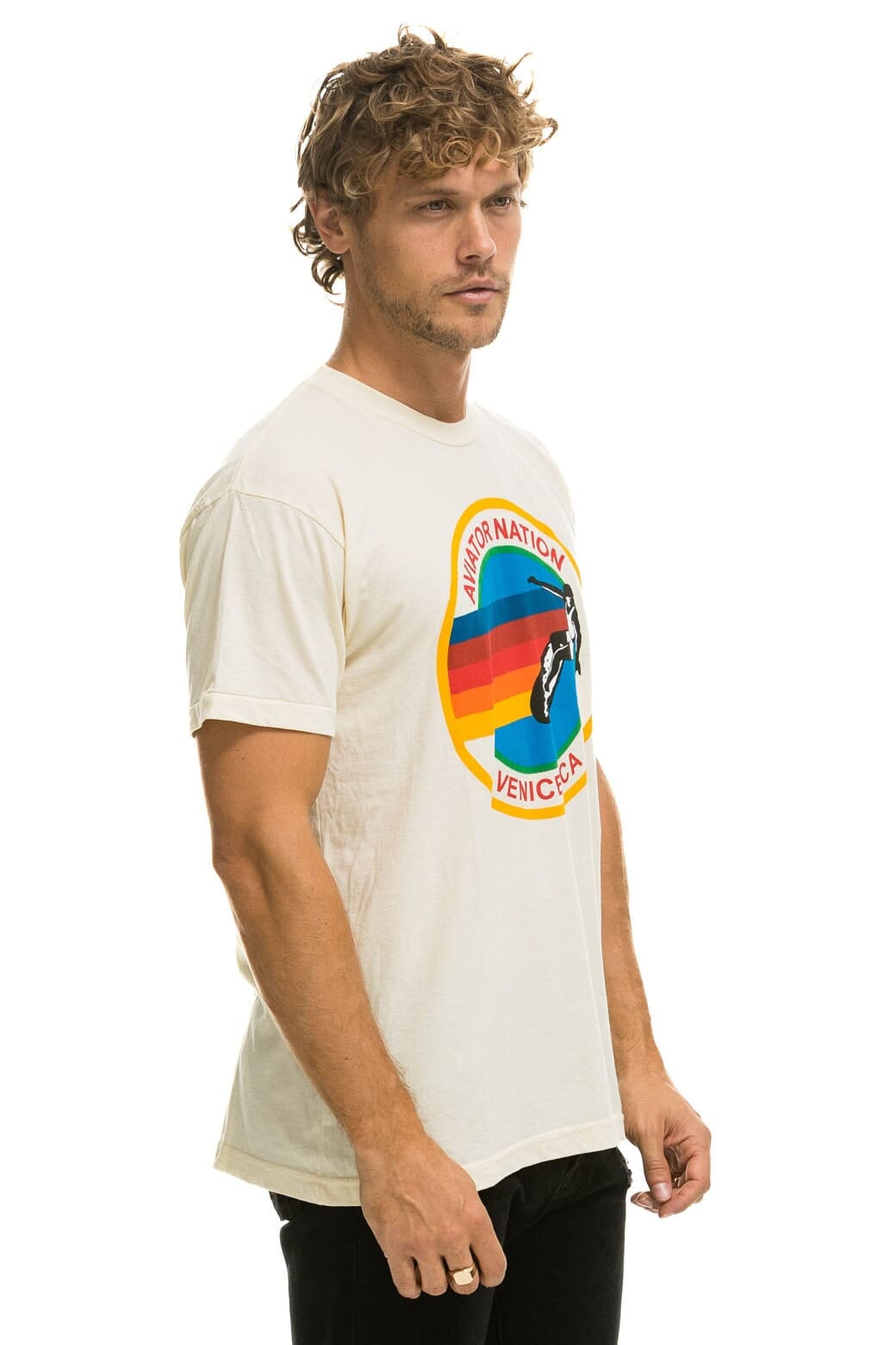 Retro SIGNATURE VENICE TEE - VINTAGE WHITE