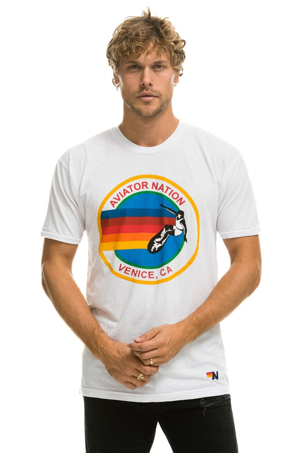 Retro SIGNATURE VENICE TEE - WHITE