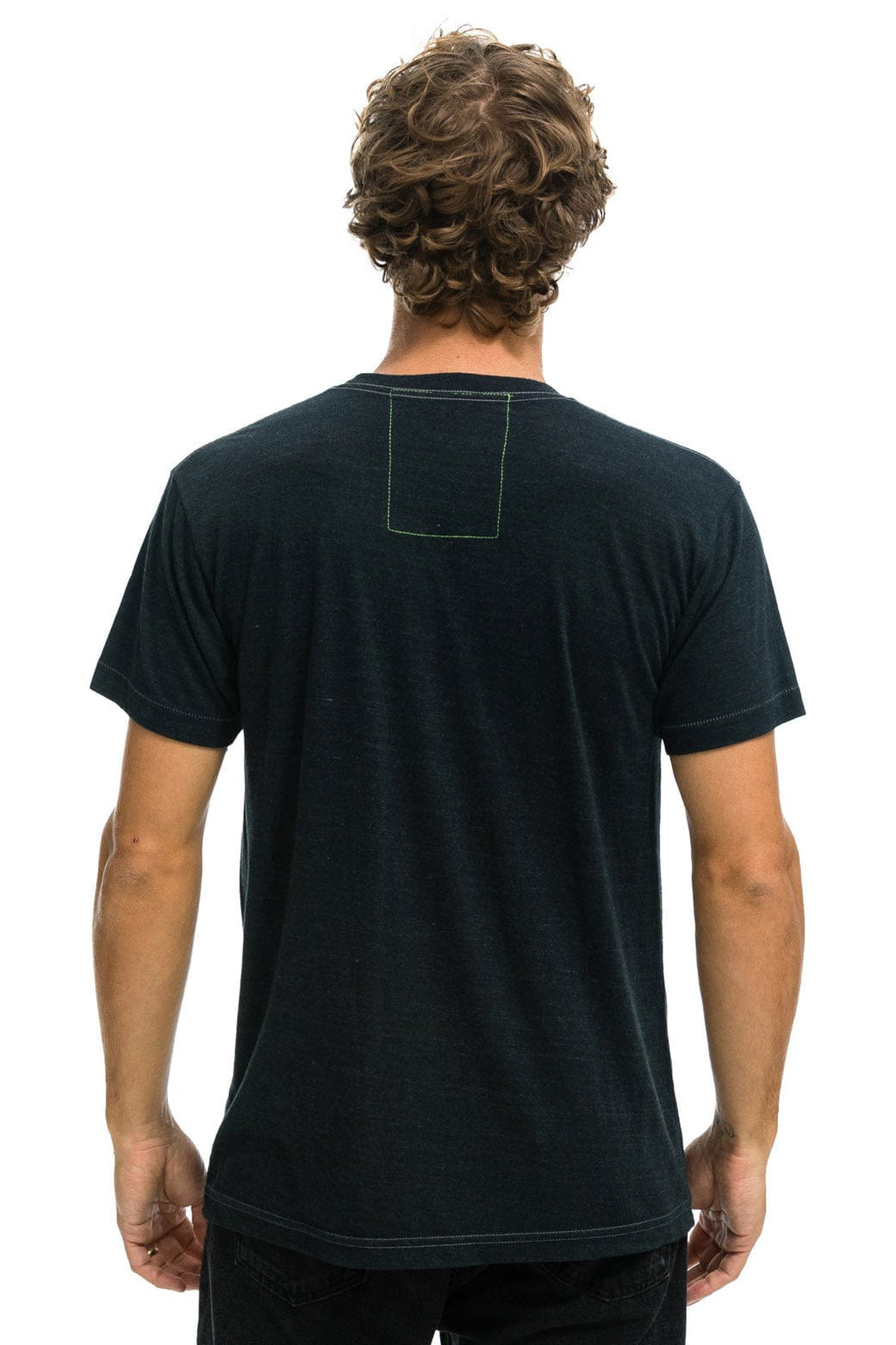 Retro SIGNATURE TEXAS SMALL LOGO TEE - CHARCOAL