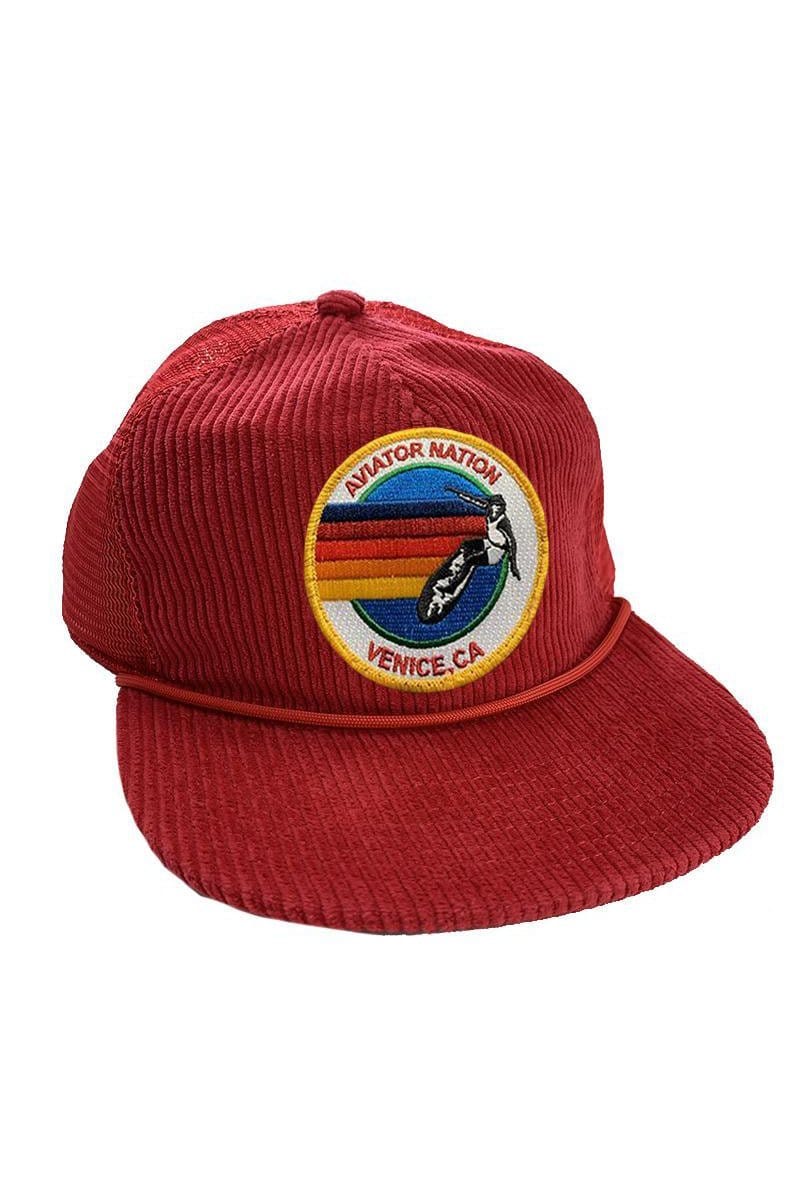 Retro SIGNATURE VENICE - VINTAGE CORDUROY MESH TRUCKER HAT