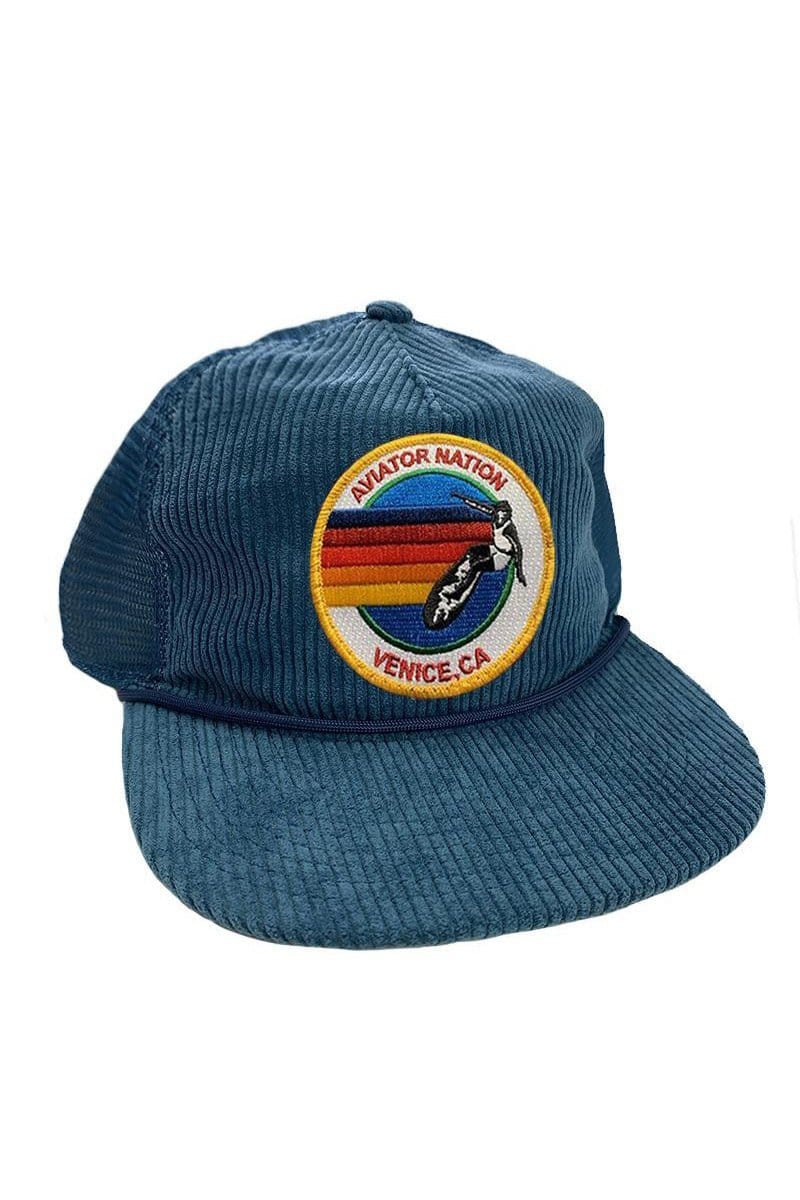 Retro SIGNATURE VENICE - VINTAGE CORDUROY MESH TRUCKER HAT