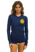 Retro SMILEY 2 THERMAL - NAVY