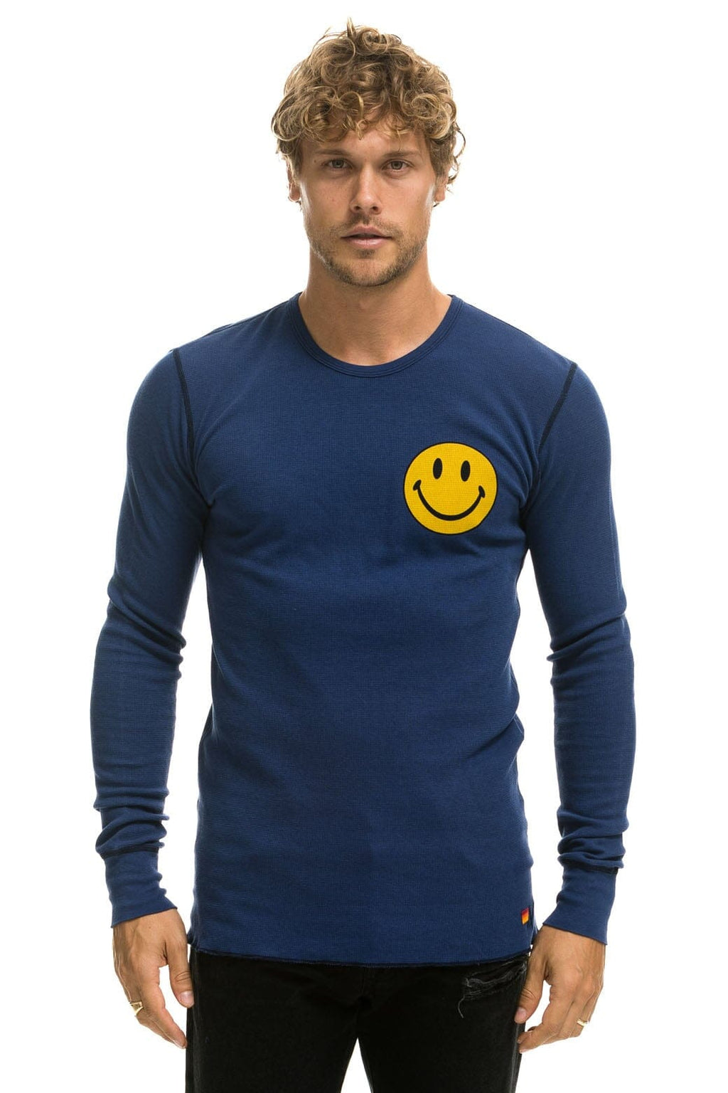 Retro SMILEY 2 THERMAL - NAVY