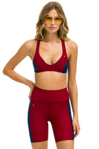 Retro SPEED 6IN HI-RISE BIKER SHORT - BLAZE