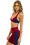 Retro SPEED 6IN HI-RISE BIKER SHORT - BLAZE