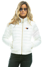 Retro SUNBURST JACKET - GLOSSY WHITE