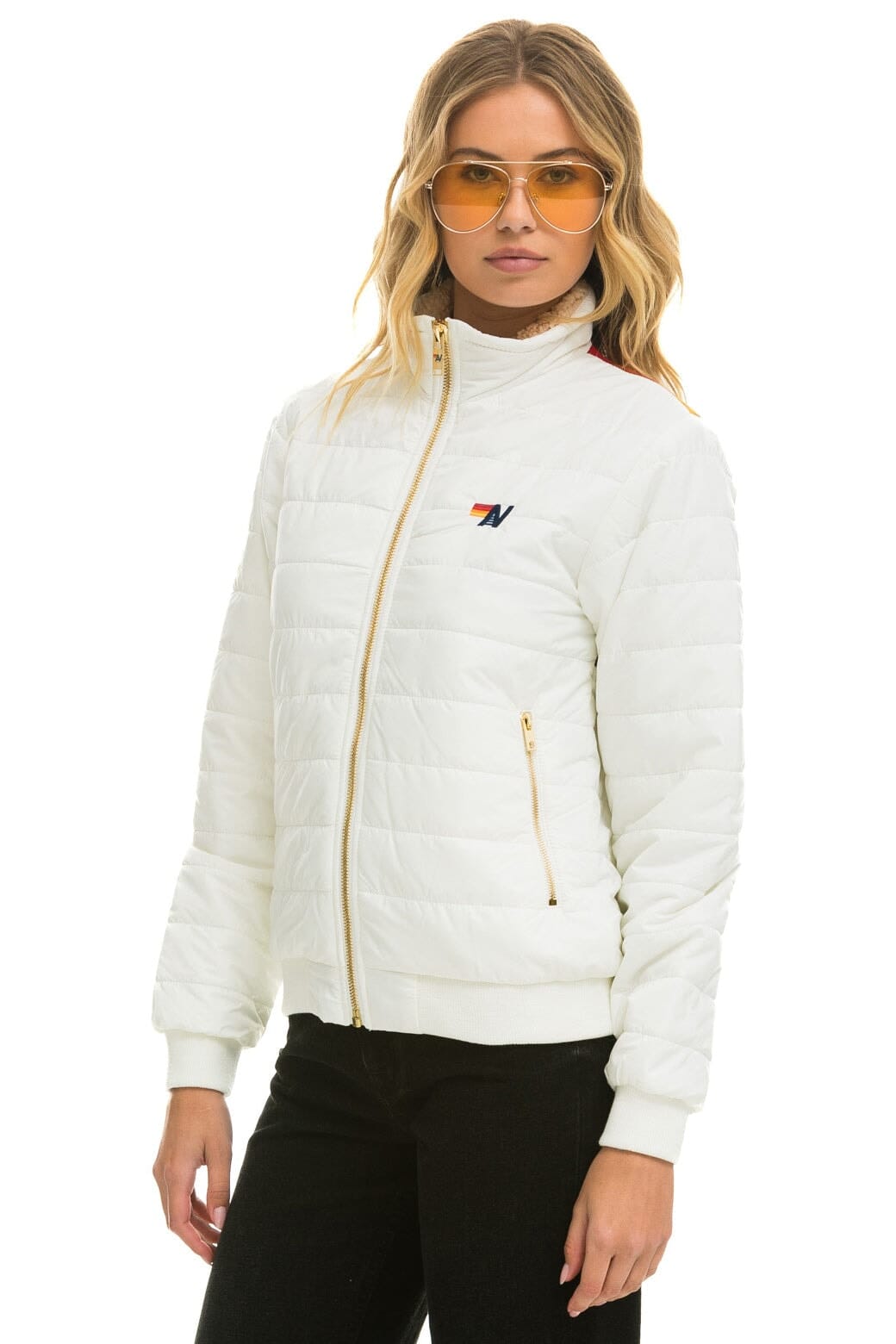Retro SUNBURST JACKET - WHITE