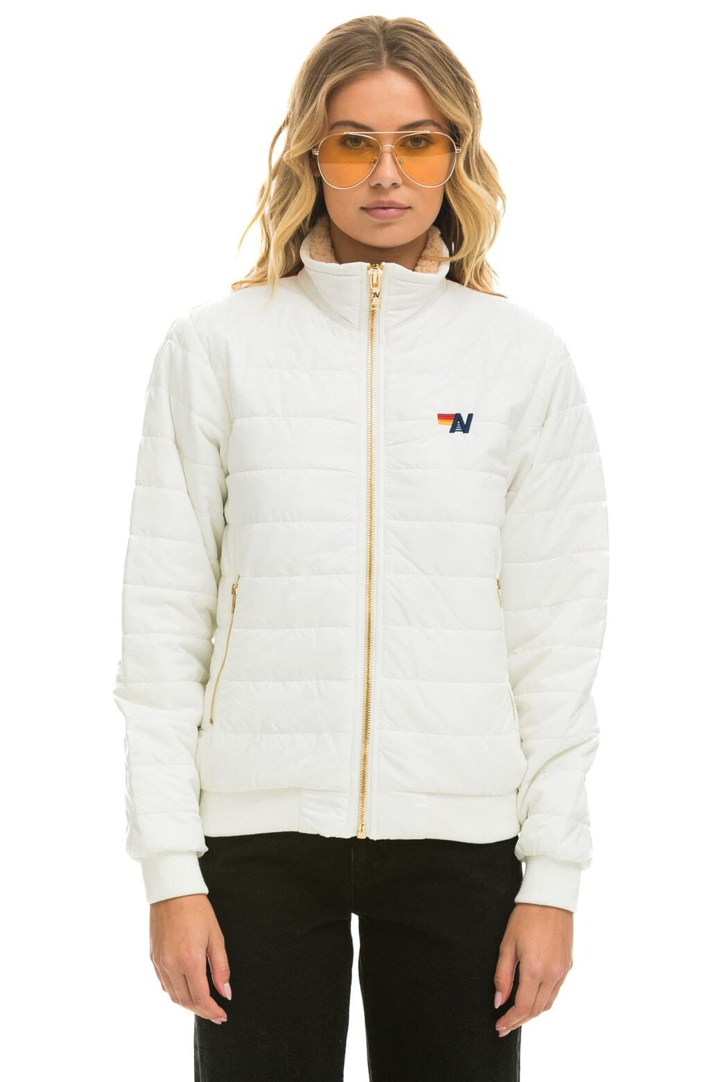 Retro SUNBURST JACKET - WHITE
