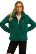 Retro TEDDY UNISEX HALF ZIP JACKET - AMAZON