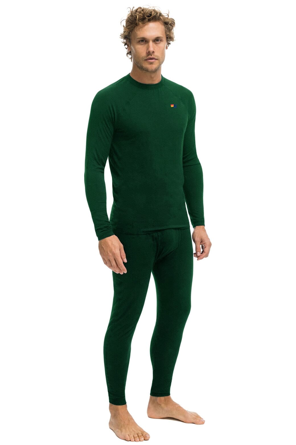 Retro THERMAL BASE LAYER BOTTOM - FOREST