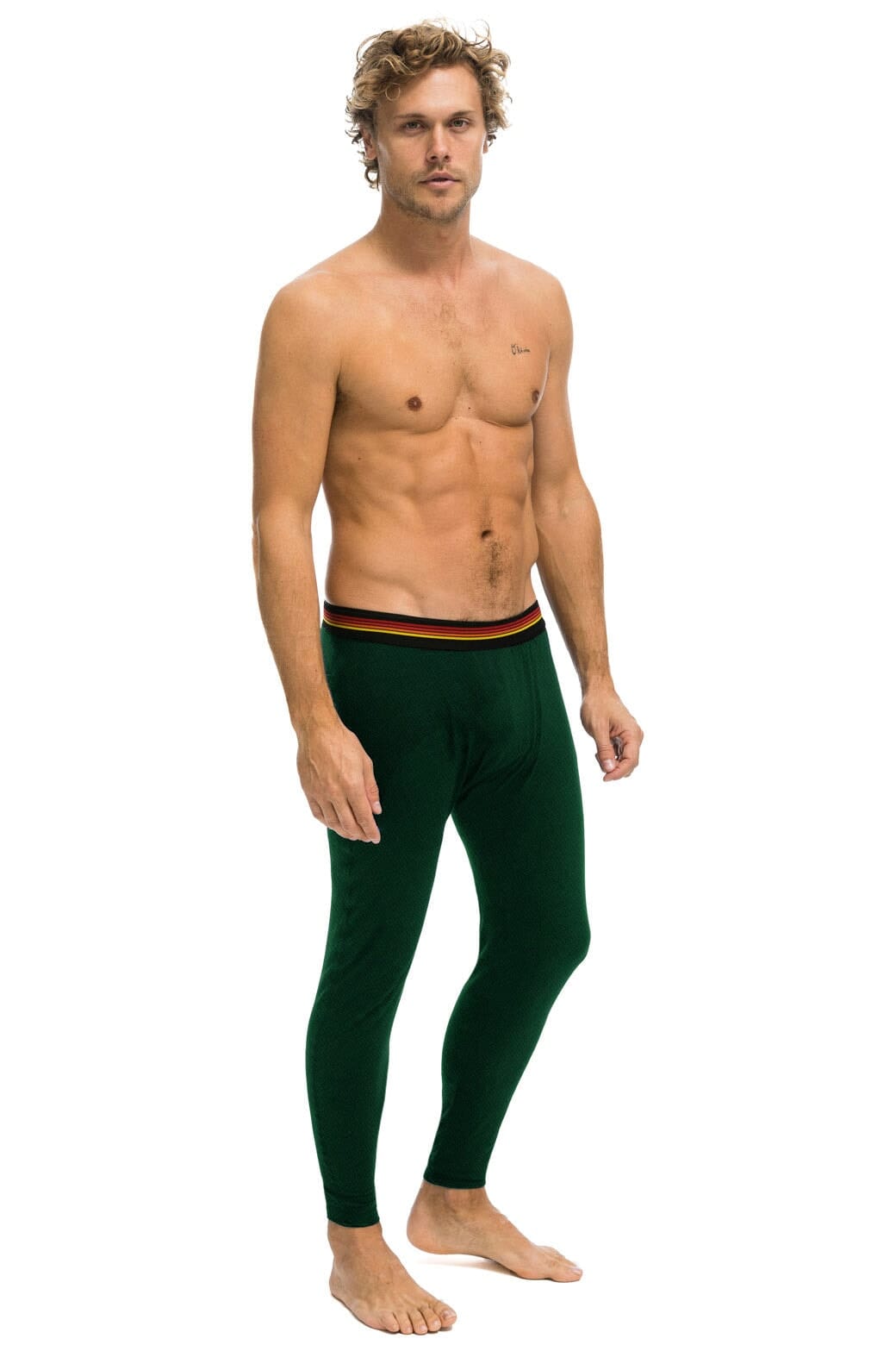Retro THERMAL BASE LAYER BOTTOM - FOREST