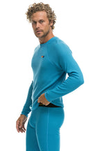 Retro THERMAL BASE LAYER TOP - OCEAN