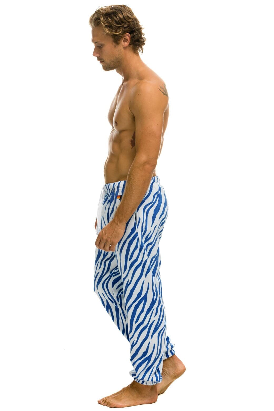 Retro TIGER SWEATPANTS - BLUE TIGER