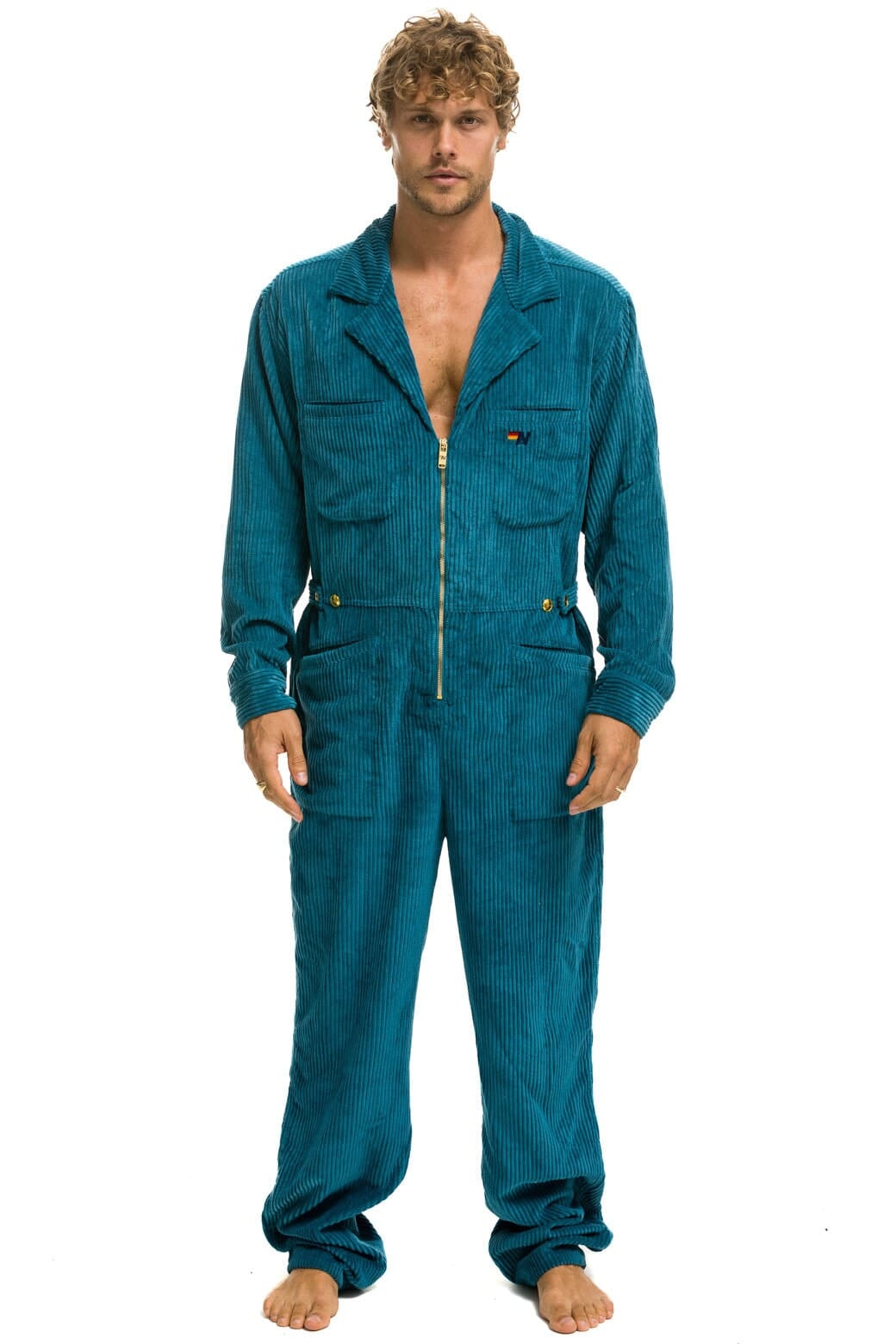 Retro UNISEX CORDUROY FLIGHT SUIT - CAPRI