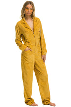 Retro UNISEX CORDUROY FLIGHT SUIT - HONEY