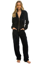 Retro UNISEX CORDUROY FLIGHT SUIT - NAVY