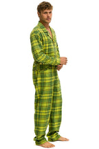 Retro UNISEX PLAID FLIGHT SUIT - AVOCADO PLAID