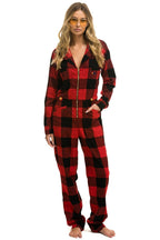 Retro UNISEX PLAID FLIGHT SUIT - BUFFALO PLAID