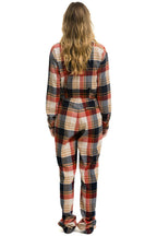 Retro UNISEX PLAID FLIGHT SUIT - COWBOY PLAID