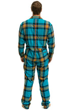 Retro UNISEX PLAID FLIGHT SUIT - JACKSON PLAID