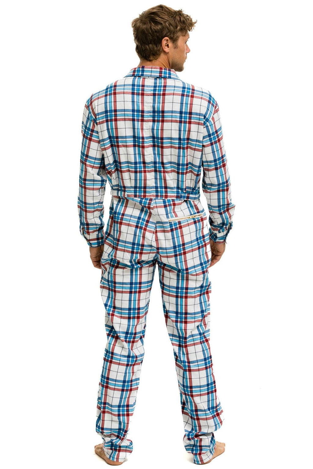 Retro UNISEX PLAID FLIGHT SUIT - MONTAUK PLAID