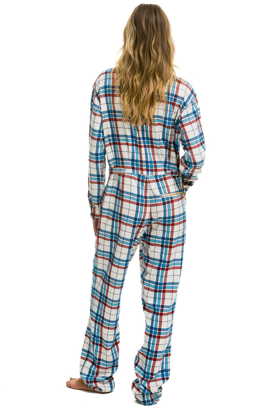 Retro UNISEX PLAID FLIGHT SUIT - MONTAUK PLAID