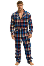 Retro UNISEX PLAID FLIGHT SUIT - PATRIOT PLAID