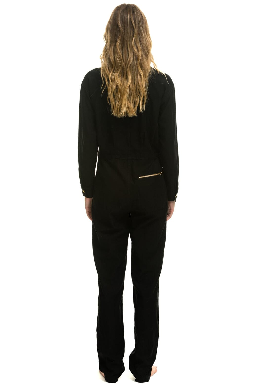 Retro UNISEX TWILL FLIGHT SUIT - BLACK