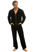 Retro UNISEX TWILL FLIGHT SUIT - BLACK