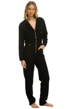 Retro UNISEX TWILL FLIGHT SUIT - BLACK