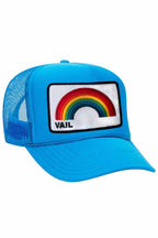 Retro VAIL RAINBOW VINTAGE LOW RISE FOAM TRUCKER HAT