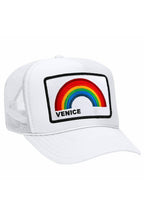 Retro VENICE RAINBOW TRUCKER HAT