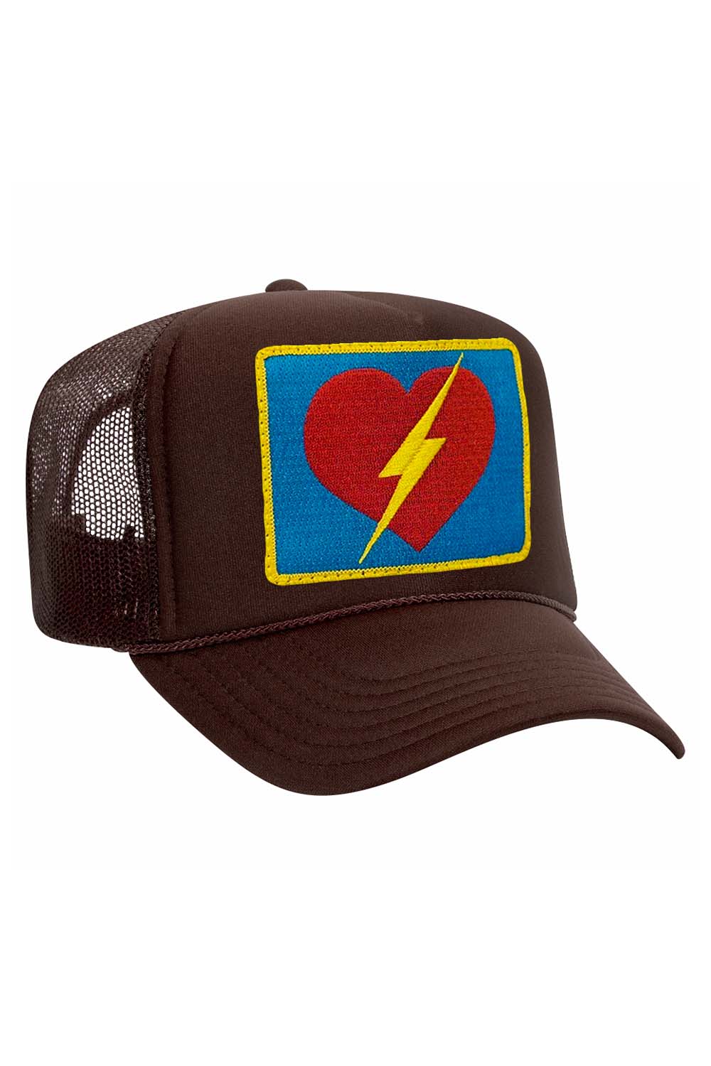 Retro VINTAGE BOLT HEART TRUCKER HAT