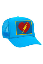 Retro VINTAGE BOLT HEART TRUCKER HAT