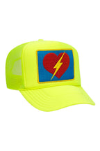 Retro VINTAGE BOLT HEART TRUCKER HAT