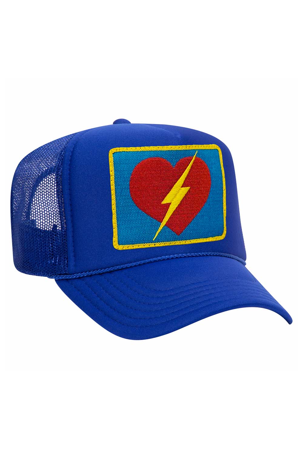 Retro VINTAGE BOLT HEART TRUCKER HAT